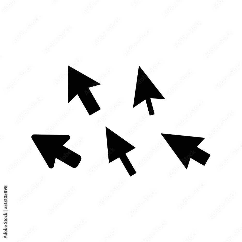 Cursor Icon Set Vector Symbol Design Illustration Cursor Icon Set Vector Symbol Design Illustration