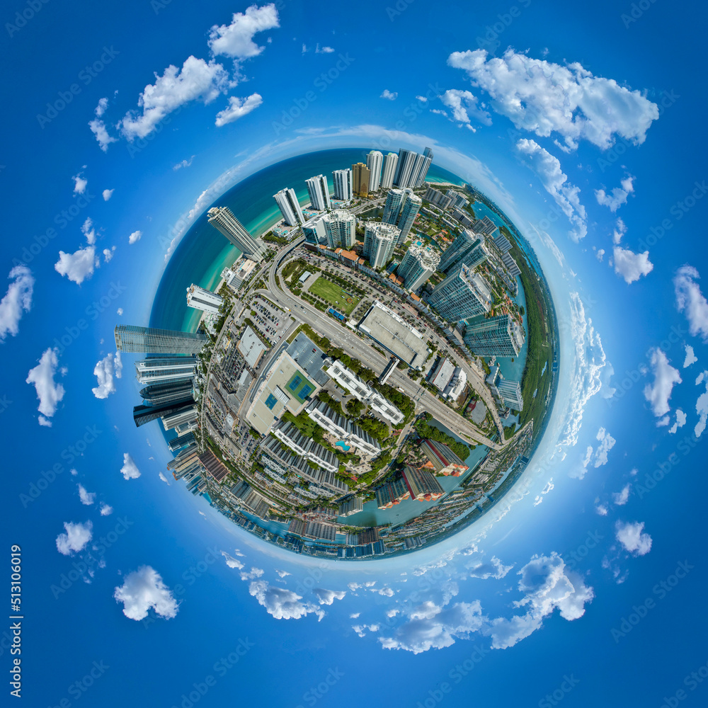 custom made wallpaper toronto digitalMiami, Sunny Isles Beach, Golden Beach, Aventura, little planat, panorama