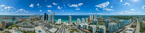 Wallpaper Mural Miami, Sunny Isles Beach, Golden Beach, Aventura, little planat, panorama Torontodigital.ca