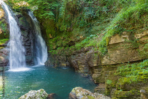 Molise, the waterfalls of Carpinone photo