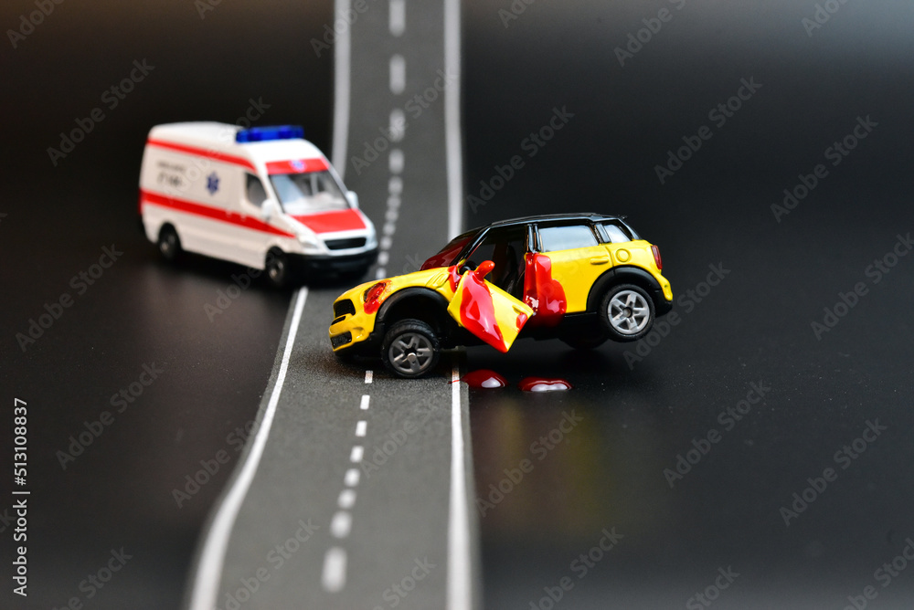 toy car accident