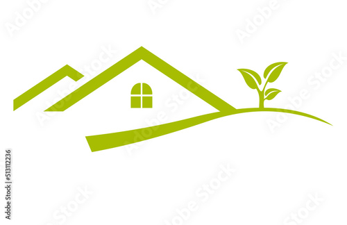 maison écologique logo