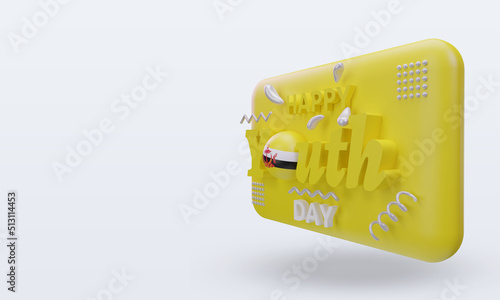 Wallpaper Mural 3d youth day Brunei Darussalam flag rendering right view Torontodigital.ca