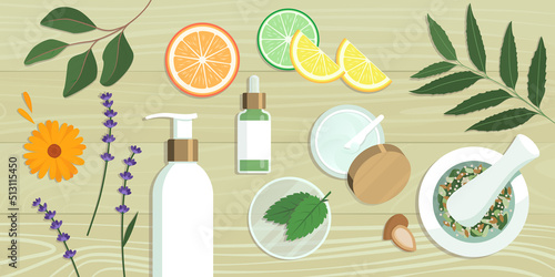 Natural cosmetics and organic skincare