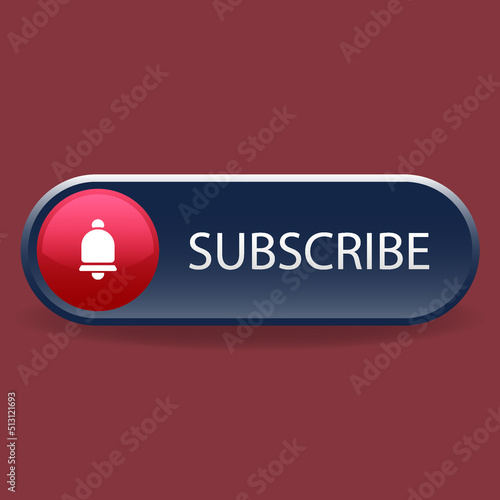 subscribe channel social media button promotion banner