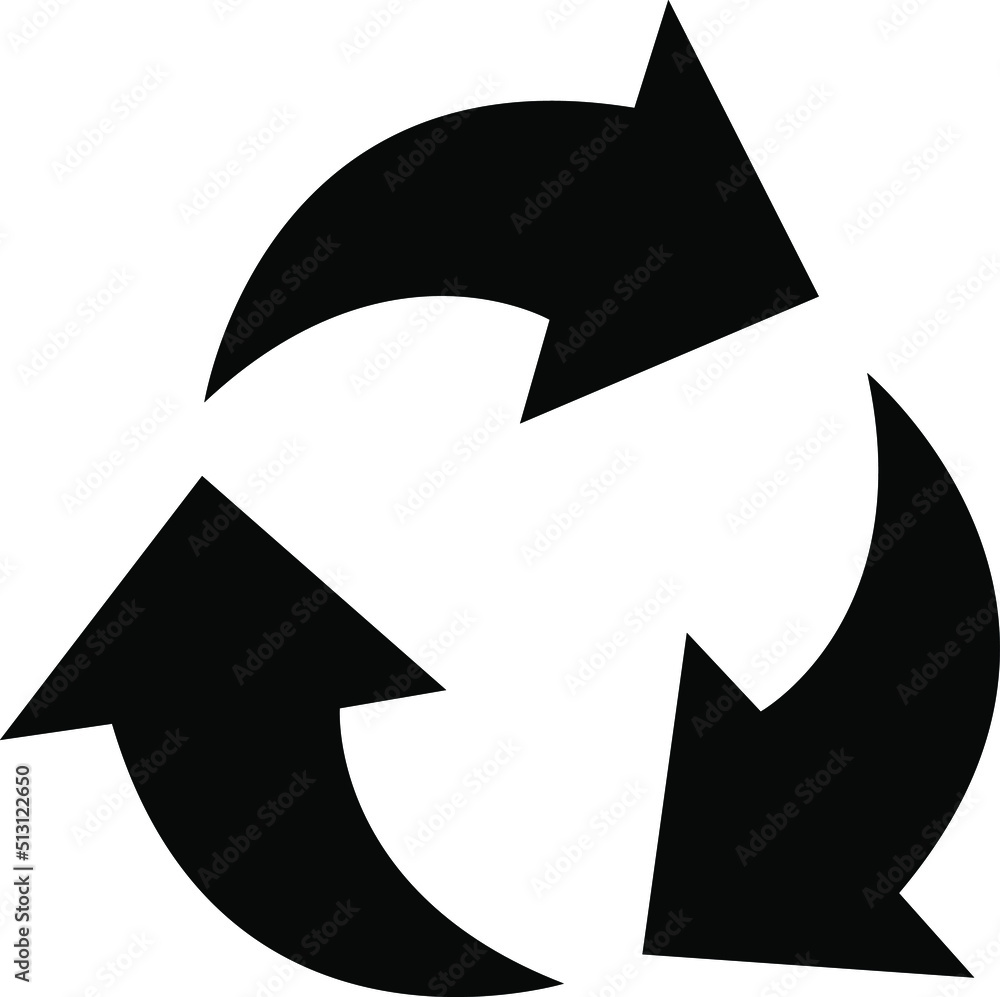 Recycle vector icons. Vector symbol of recycling and arrow rotation.eps Recycle vector icons. Vector symbol of recycling and arrow rotation.eps