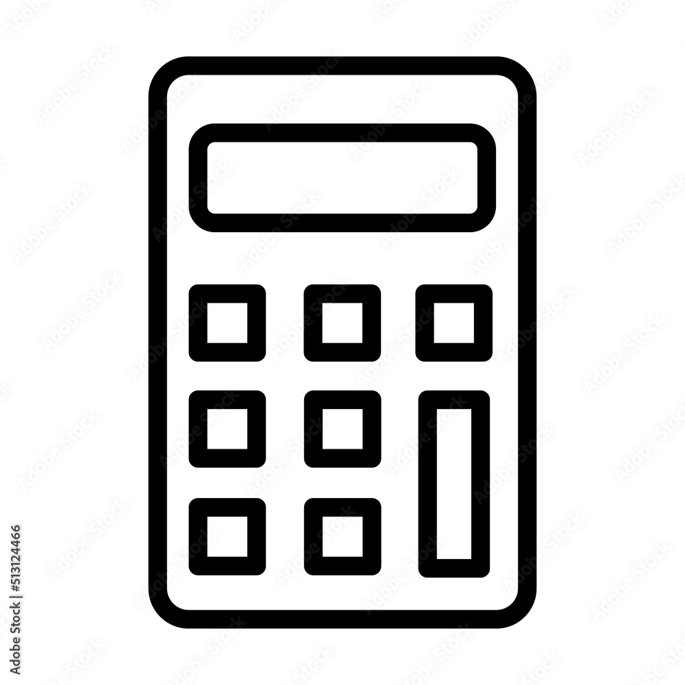 Calculator icon vector. Savings, finances sign isolated on white, economy concept, Calculator icon vector. Savings, finances sign isolated on white, economy concept,