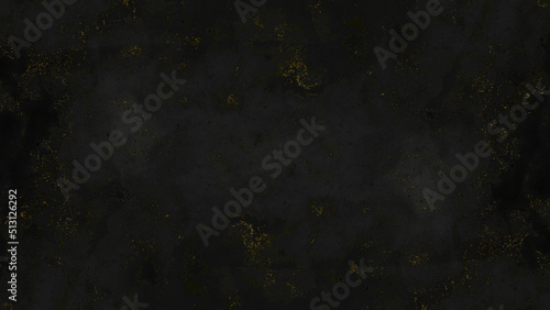 Marble texture on black texture with gold glitter. Black gold marble texture background. Tiles luxury stone floor seamless glitter for interior and exterior. Black watercolor grunge background