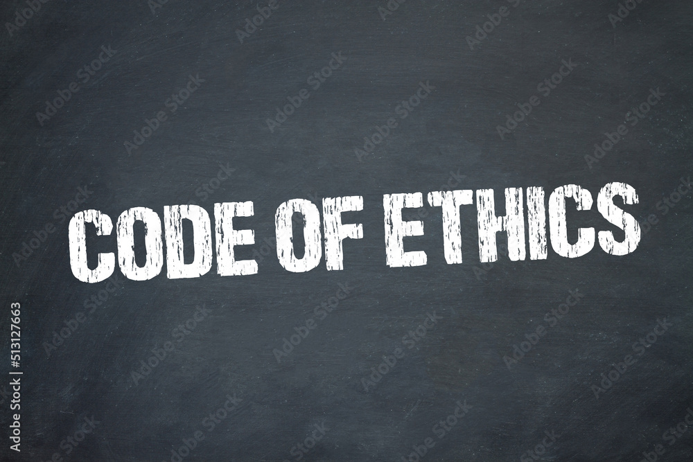 Code of Ethics - obrazy, fototapety, plakaty 