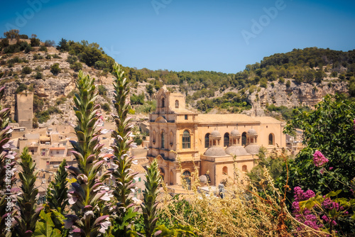 Romantic Sicilian City of Noto in Italy, Europe in Spring
