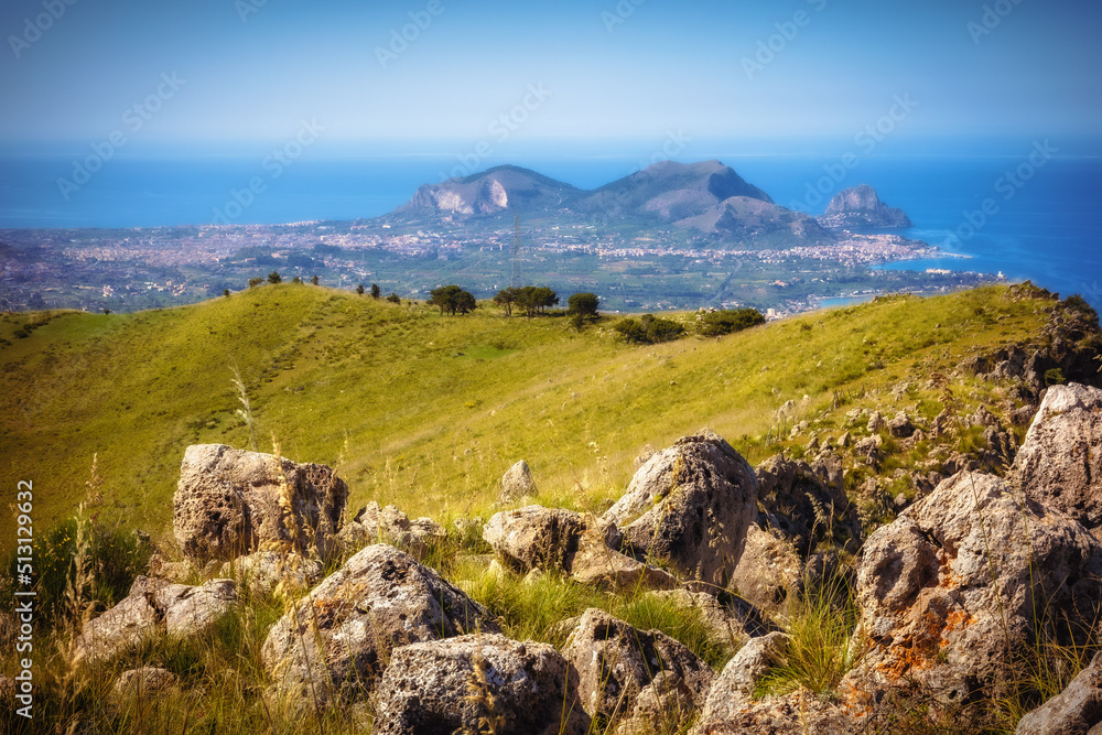 sicilian spring countryside hill landscape sicilian spring countryside hill landscape