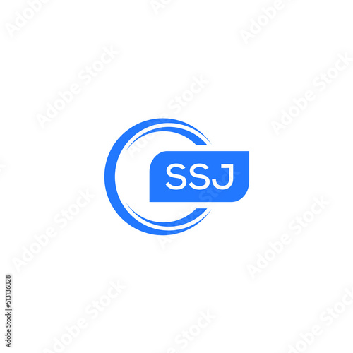 SSJ letter design for logo and icon.SSJ typography for technology, business and real estate brand.SSJ monogram logo.vector illustration.	