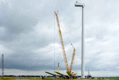 Bouw windmolens in Flevoland -  Build windmills in Flevoland photo