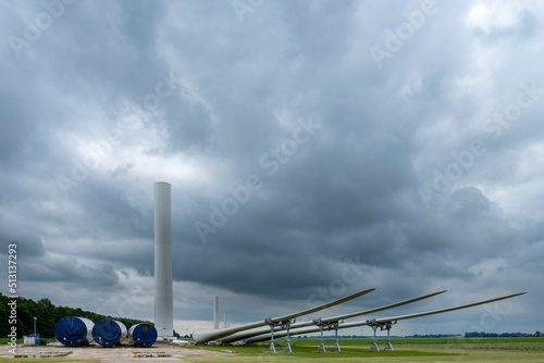 Bouw windmolens in Flevoland -  Build windmills in Flevoland photo