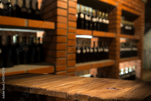 Wine barrels in a old wine cellar