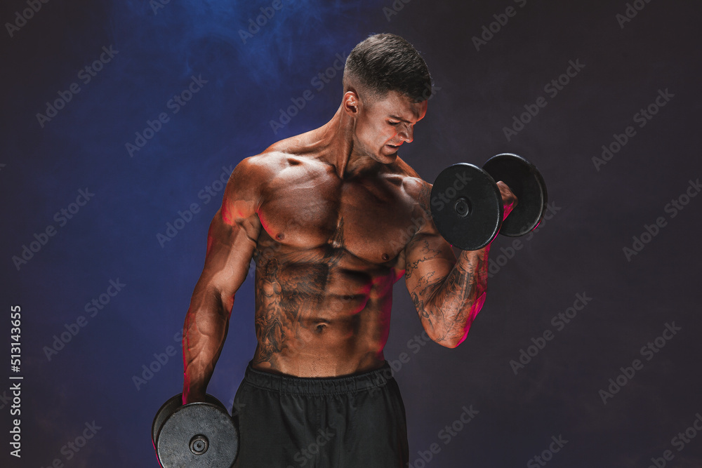 Sweaty Young Man Gym Image & Photo (Free Trial)