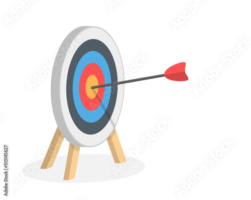 Target with Arrow