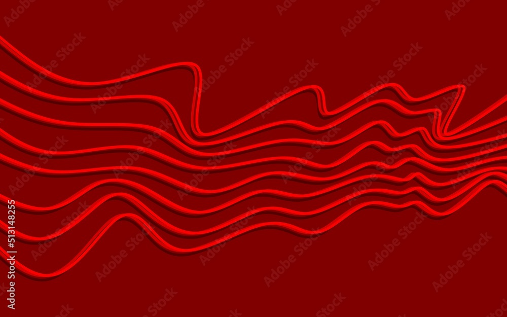 Simple overlapping wavy line pattern Simple overlapping wavy line pattern