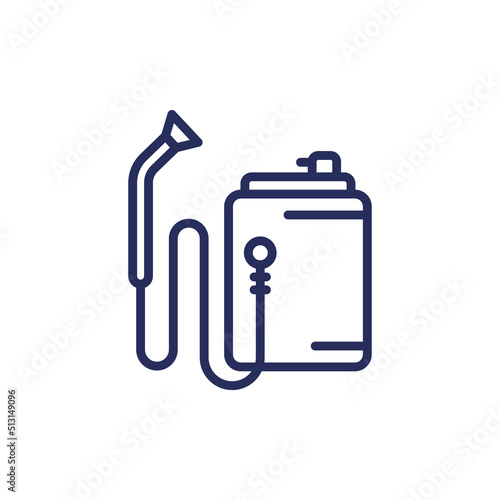 pest control or insecticide line icon