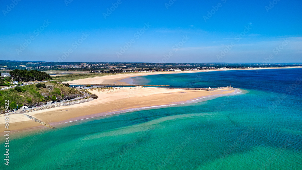 Aerila image of part of Carteret beach Aerila image of part of Carteret beach