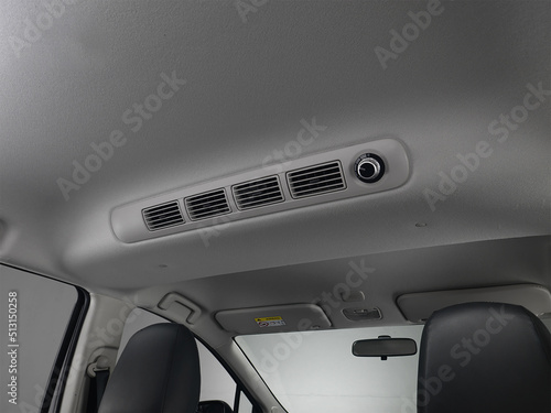 Rear air vent in the car