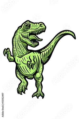 Tyrannosaurus rex vector illustration