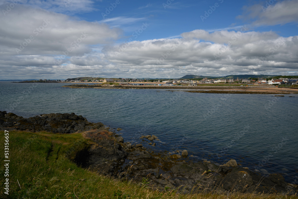 View of the coast at Elie, Scotland View of the coast at Elie, Scotland