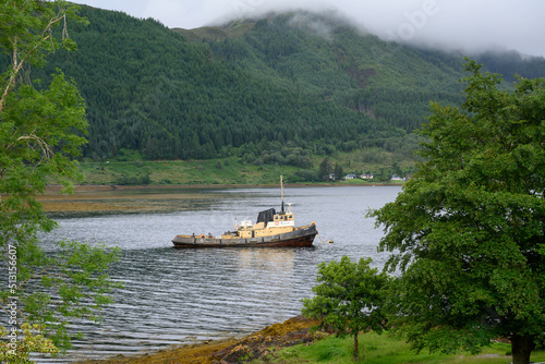 Boat on a Scottish Loch