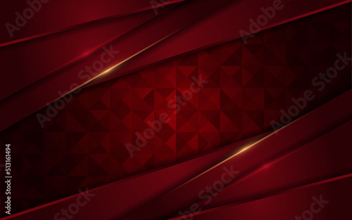 Modern dark red background with texture effect overlap layer design