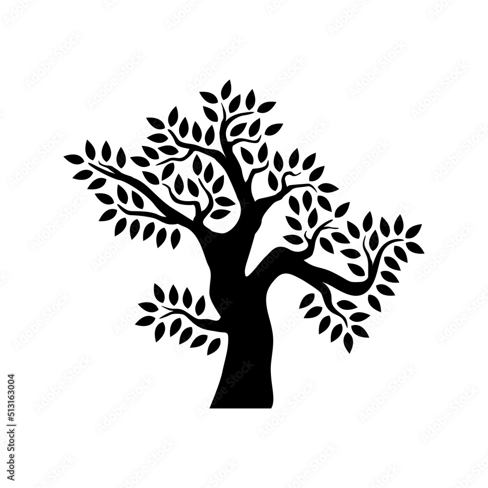 Fototapeta premium Tree isolated on white background