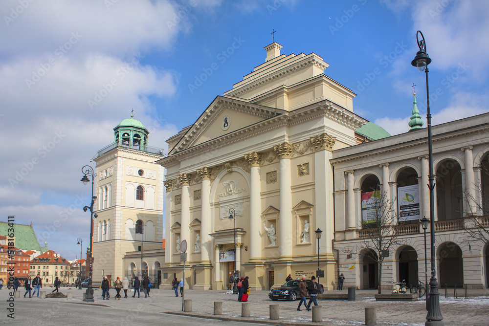 Church of St. Anne in Warsaw, Poland	
