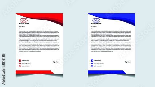 Professional Letterhead Design Template