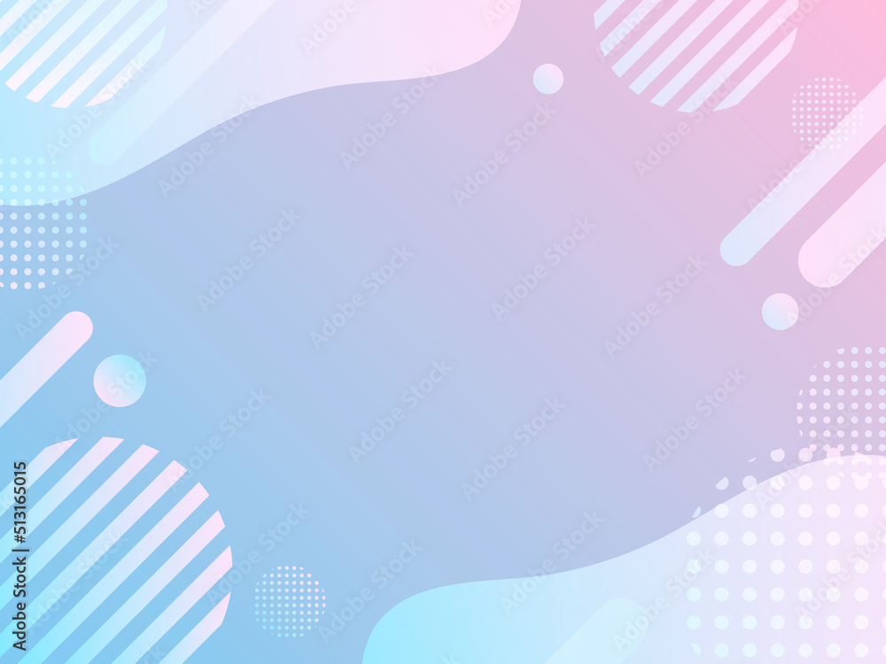 パステルカラー　ポップ 　フレーム　背景　抽象的	