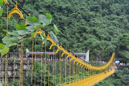 Jiuhuangshan，Lover Bridge，bridge，ountain，love bridge，glass bridge，romantic bridge，Love，alpine，bridge in the mountains, swing, park, climbing, outdoors, nature