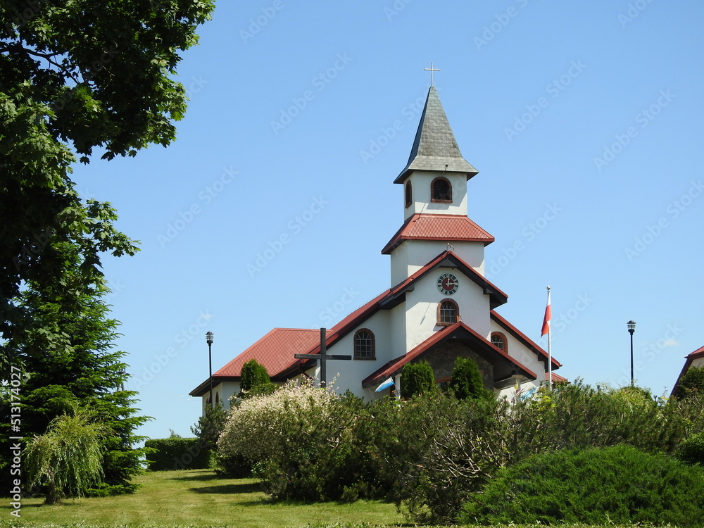 Church in the Polish village