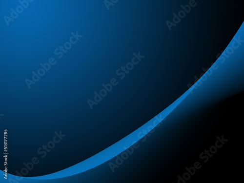 Abstract background image, gradient of blue and black, beautiful, fascinating, mysterious.