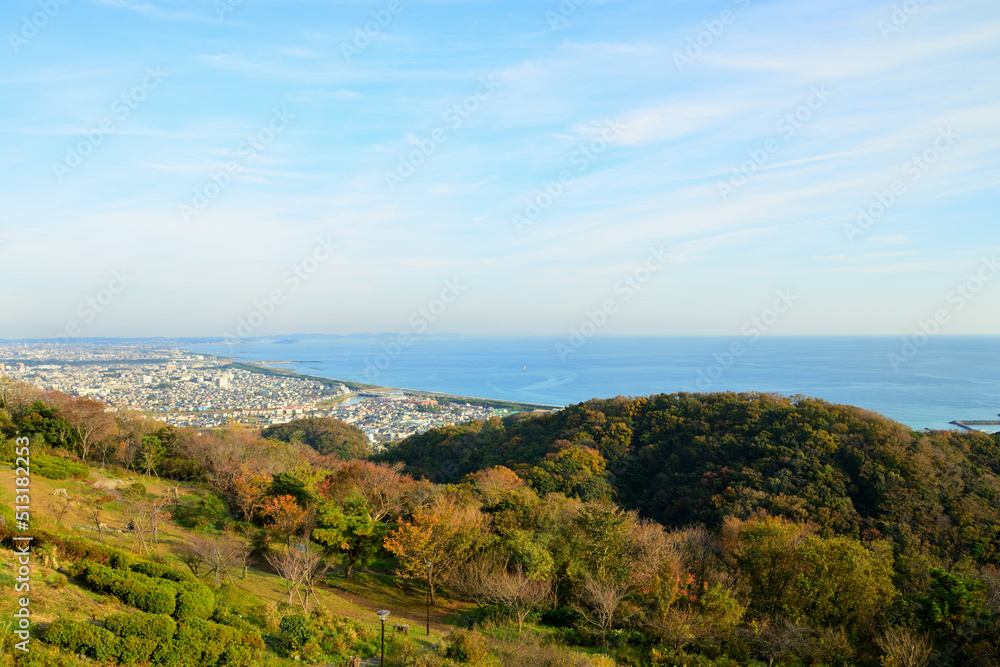 Obraz premium 平塚 湘南平 高麗山 神奈川県平塚市 
