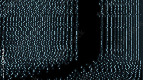 Glitch noise static television VFX pack. Visual video effects stripes background, CRT tv screen no signal glitch effect