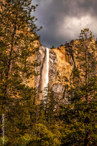 Bridalveil Falls in Yosemite National Park