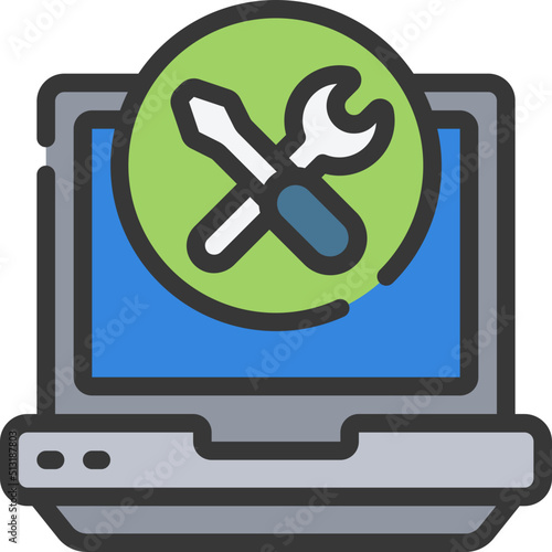 Laptop Configuration Icon