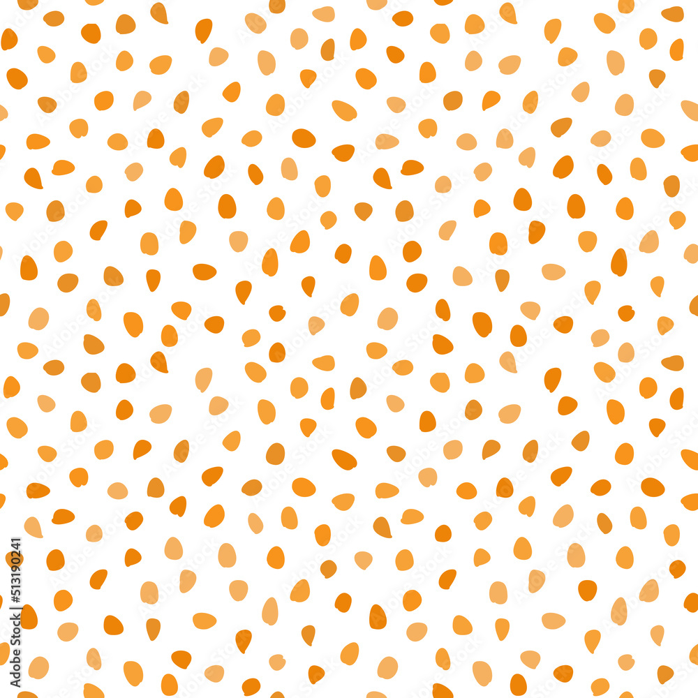Seamless background with random dark and light orange elements. Abstract ornament. Dotted abstract pattern Seamless background with random dark and light orange elements. Abstract ornament. Dotted abstract pattern