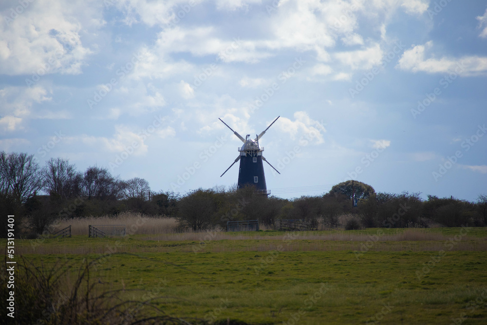 Fototapeta premium windmill in the field