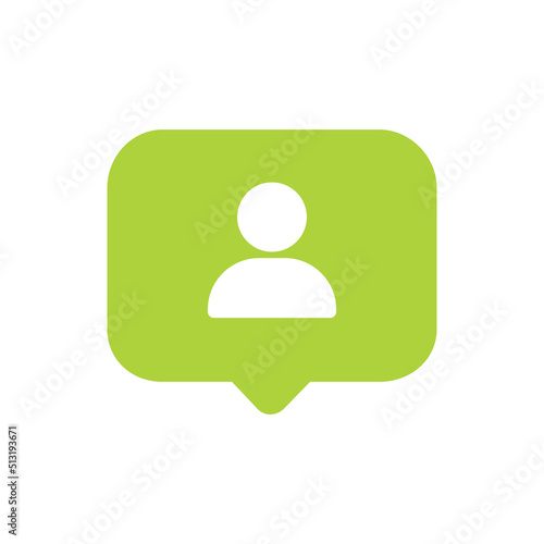 Friend request icon, New follower notification, Social media symbols, Like, comment, follow icon