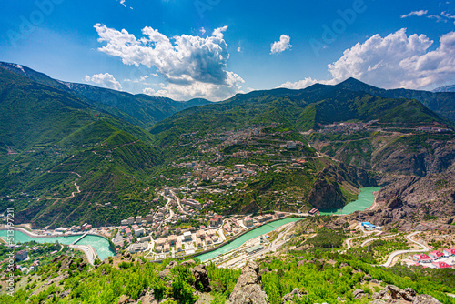 Photography Artvin view of the mountains from above