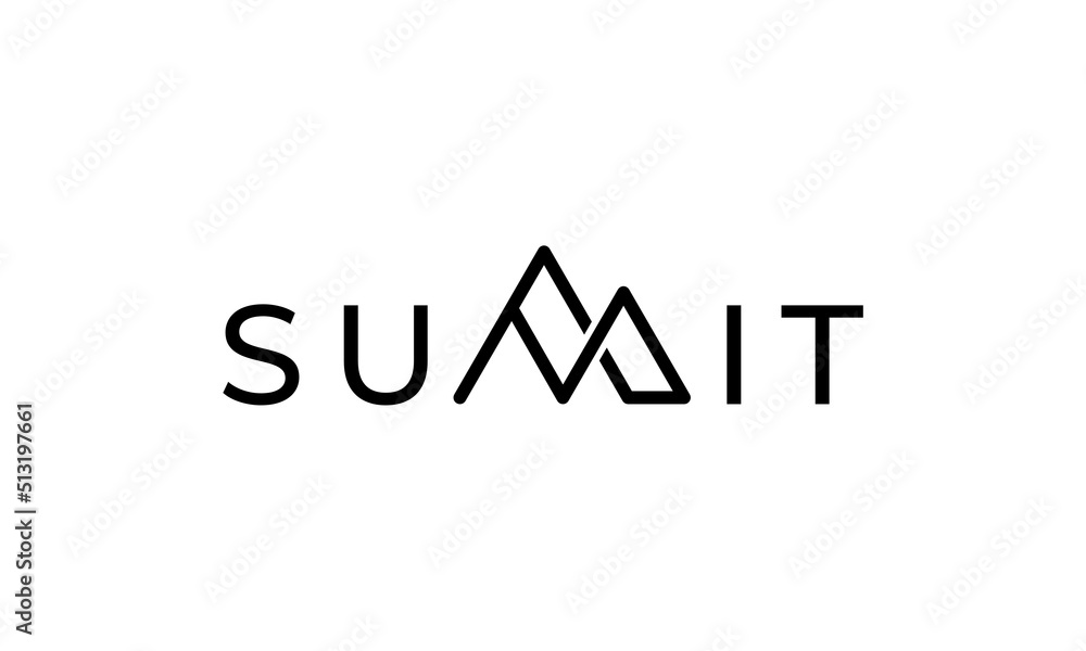 mountain typography logo nature, Summit, peak. vectors, icons, illustrations. mountain typography logo nature, Summit, peak. vectors, icons, illustrations.