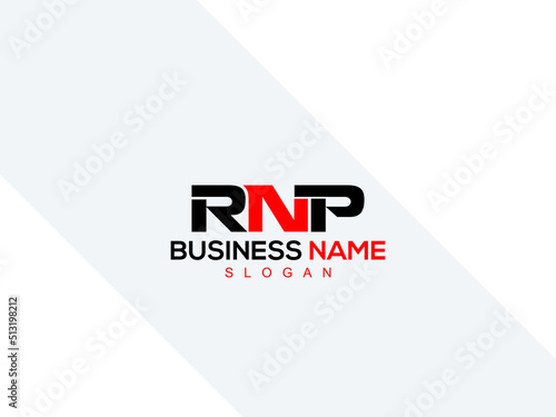 Monogram RNP Logo Letter Vector, Creative RN r n p Logo Icon Design For All Kind Of Use photo