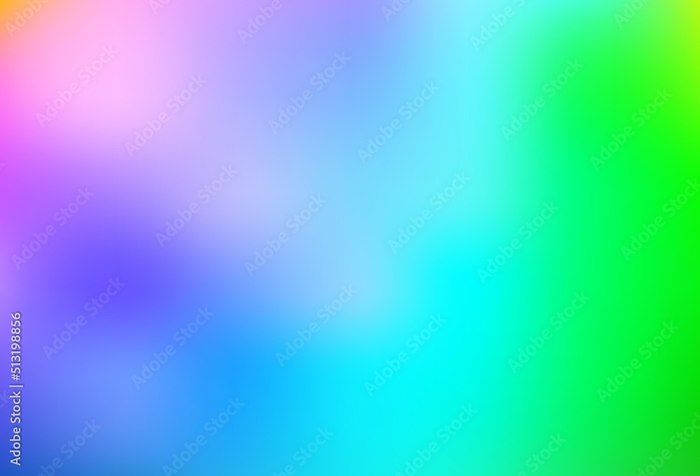 Fototapeta premium Light Multicolor, Rainbow vector abstract bright background.