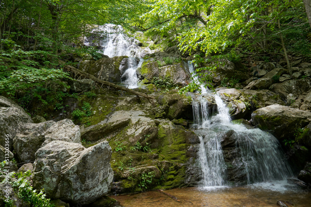 Dark Hallow waterfall in Shenandoah National Park