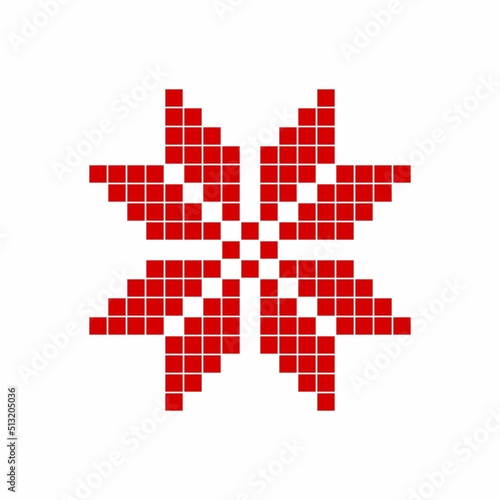 Vector Illustration of Palestinian Traditional Embroidery Patterns.