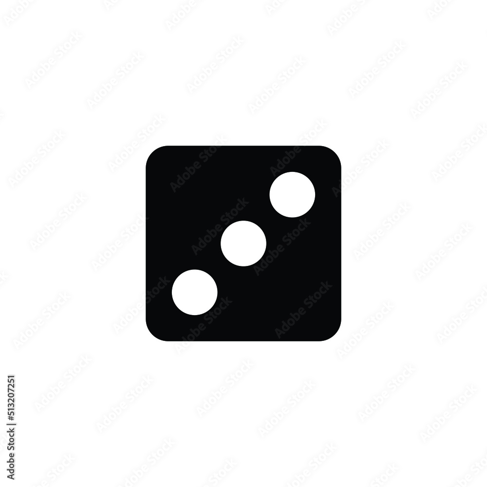 Game dice. Set of game dice, isolated on white background. Dice in a flat and linear design from one to six. Game dice. Set of game dice, isolated on white background. Dice in a flat and linear design from one to six.
